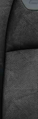 2. Dvispalvė ( juoda / pilka) odinė apdaila Lygi juoda