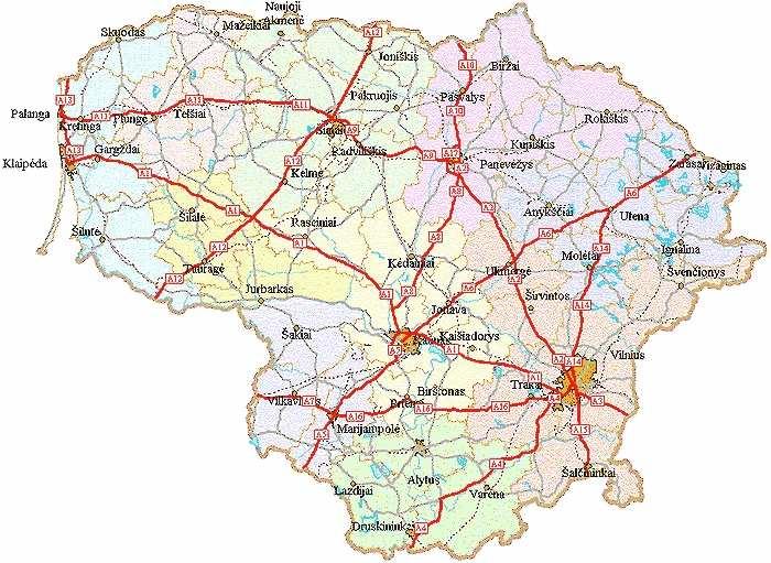 Lietuvos kelių tinklas Atsižvelgiant į transporto priemonių eismo pralaidumą, socialinę ir ekonominę reikšmę, keliai Lietuvoje skirstomi į valstybin s reikšm s ir vietin s reikšm s kelius.