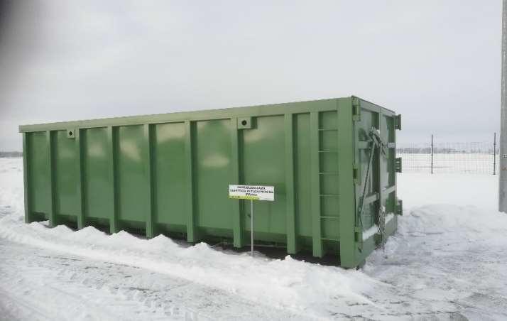 15 8 pav. 30 m 3 konteineris skirtas didžiosioms atliekoms sandėliuoti Visi konteineriai sertifikuoti.