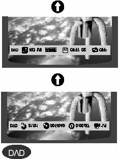 19 Disko informacijos pateikimas ekrane Atk rimo metu J s galite perži r ti informacij apie disk televizoriaus ekrane.