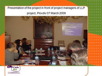 gegužės 10 d., Plovdiv, Bulgarija. Projekto pristatymas per Nacionalinę Mokslo mugę 2009 m. birželio 2 d.
