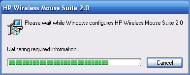Hewlett-Packard > HP Mouse. Pasirinkite Uninstall (Šalinti) iš submeniu.