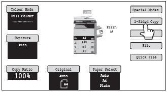 4.3 Dvipusis kopijavimas naudojantis automatiniu dokumentu tiektuvu Automatinis dvipusis kopijavimas iš Automatinis dvipusis kopijavimas iš Vienpusis kopijavimas iš dvipusio vienpusio originalo
