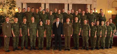 Iškilmingame renginyje dalyvavo krašto apsaugos viceministras Edvinas Kerza, Lietuvos kariuomenės pajėgų ir dalinių vadai, aukštųjų mokyklų atstovai, karių artimieji ir draugai.