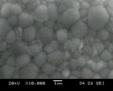 a) b) SEM images of Ce 0.9 Gd 0.