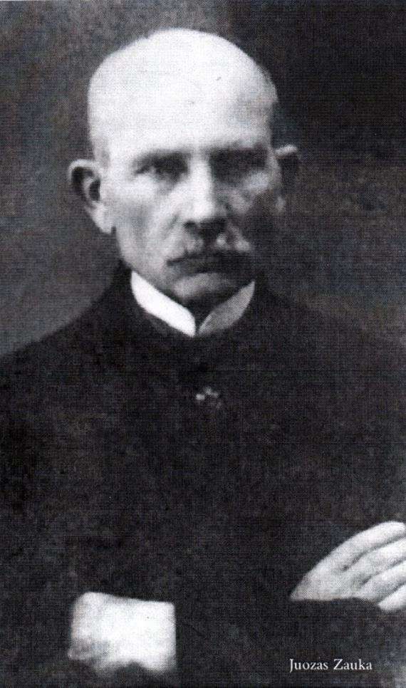 JUOZAS ZAUKA (1862 1943) OBELIŲ KRAŠTO ŠVIETĖJAS, SPAUDOS BENDRADARBIS, PIRMASIS LIETUVIŠKŲ VAKARŲ ORGANIZATORIUS, DAINININKAS, CHORVEDYS,