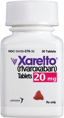 PAGE 19B MEDICAL ALERT Have you suffered Internal Bleeding or other plications due to taking the drug Xarelto? You may be entitled to Compensation.