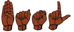 GESTŲ KALBA PASAULIO KURTIEJI BASL juodaodžių amerikiečių gestų kalba gestų kalbą. Taigi juodaodžiai kurti mokiniai turėjo daugiau galimybių vartoti gestų kalbą, negu baltaodžiai jų bendraamžiai.