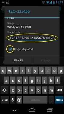 i-nigma. Tai padarę spauskite mygtuką Connect ir prisijungsite prie savo namų ir (ar) biuro belaidžio tinklo. Pastaba.