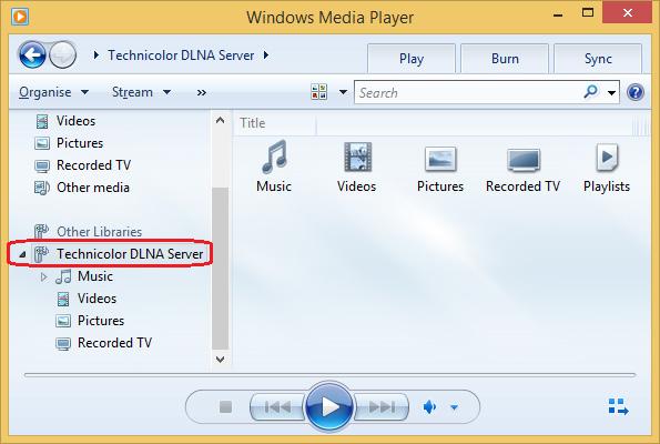 Prisijungti prie USB disko, taip pat galima suvedus \\technicolor, tačiau šiuo atveju jūsų bus paprašyta įvesti prisijungimo vardą bei slaptažodį: username: admin password: ******** (slaptažodis