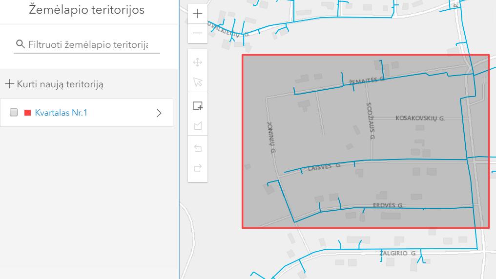 ArcGIS Collector Darbas offline režimu Įjungus darbo neprisijungus režimą, galite sukurti ir atsiųsti žemėlapių teritorijas į mobilųjį įrenginį dar esant biure.