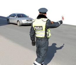 104 II DALIS Vidaus reikalų sistemos pareigūnų profesinis taktinis rengimas Stabdymo alternatyvos: 1. Stovint policijos poste (tinkamoje transporto priemonėms saugiai sustoti vietoje).
