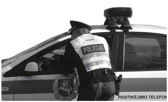 2 SKYRIUS Policijos pajėgų organizavimas viešajai tvarkai palaikyti Grįžimas prie pažeidėjo transporto