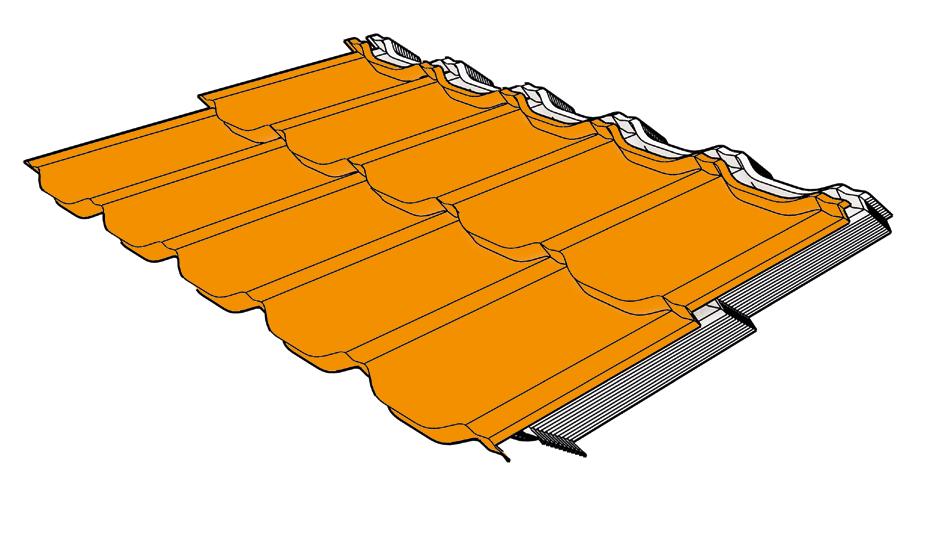 Tvirtinimą taip pat itin palengvina profilio ZET Roof simetriškumas, todėl lakštus galima įrengti et kuria kryptimi. Tvirtinimo kryptis gali ūti renkamasi, pvz., estetiniais sumetimais.