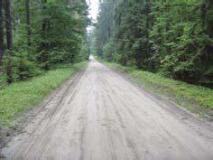 22 miškovežiai, traktoriai, kita sunkioji technika ir tuos kelius tiesiog išmala, įspaudžia gilias provėžas, kuriose po lietaus ilgai telkšo balos (7 pav.).