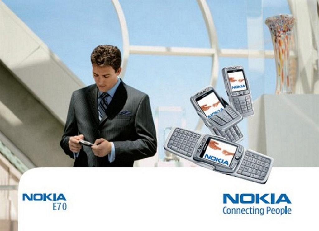 Nokia E70 vartotojo