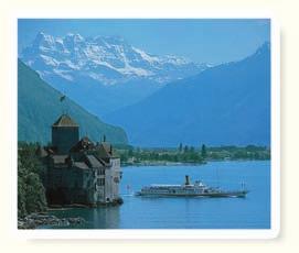 Alpėse plyti ir Ženevos ežeras didžiausias gėlavandenis ežeras Vakarų Europoje. Jis tyvuliuoja tarp Prancūzijos ir Šveicarijos. Šio ežero gylis 310 m, o tūris apie 89 trilijonai litrų.