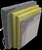 ISOVER plokštės storasluoksnio tinko fasadų sistemoms ISOVER FS5 35 Kietos apkrovas laikančios mineralinės vatos plokštės, skirtos fasadams, tinkuojamiems storo sluoksnio (20-30 ) tinkais, kaip pvz.