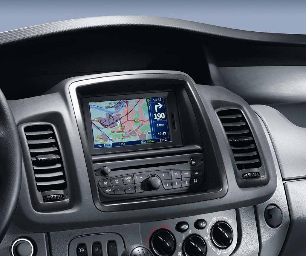 Opel Vivaro. Informacijos ir pramogų sistema. Klausykitės muzikos (arba eismo informacijos, navigacijos nurodymų arba pokalbių telefonu) dirbdami. Visai nereikia iš rankų paleisti vairo.