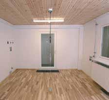 Todėl kiekvienas bandymų centro kambarys statomas naudojant skirtingas medžiagas ir šilumines mases.