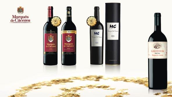 MARQUES DE CACERES GAUDIUM RESERVA D.O.C. Riocha Brandinamas ąžuolo statinėse 18 mėnesių ir 24 mėnesius buteliuose. Puikuojasi garsiausių pasaulio restoranų vyno rūsiuose.