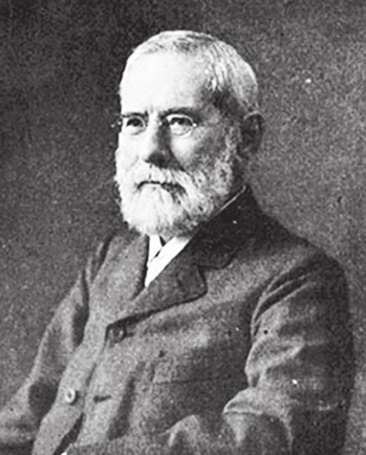 4 pav. O. Schmiedeberg (1838 1921) ir 10 metų buvo R. Buchheim mokinys. Jam vadovaujant įgijo medicinos daktaro laipsnį už chloroformo tyrimus ir jo nustatymą kraujyje. R. Buchheim persikėlus į Giseno universitetą, O.