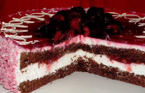Neliks abejingų ir gaivumo suteikiančiam sluoksneliui juodųjų serbentų uogienės. 19. Tortas Triufelinis Nuostabus tortas mėgstantiems šokoladą.