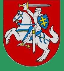 8 klausimas Lietuvos istori ėje vėliavoje ir her e vaizduojamas Vytis šarvuotas raitelis su kalaviju ir skydu.