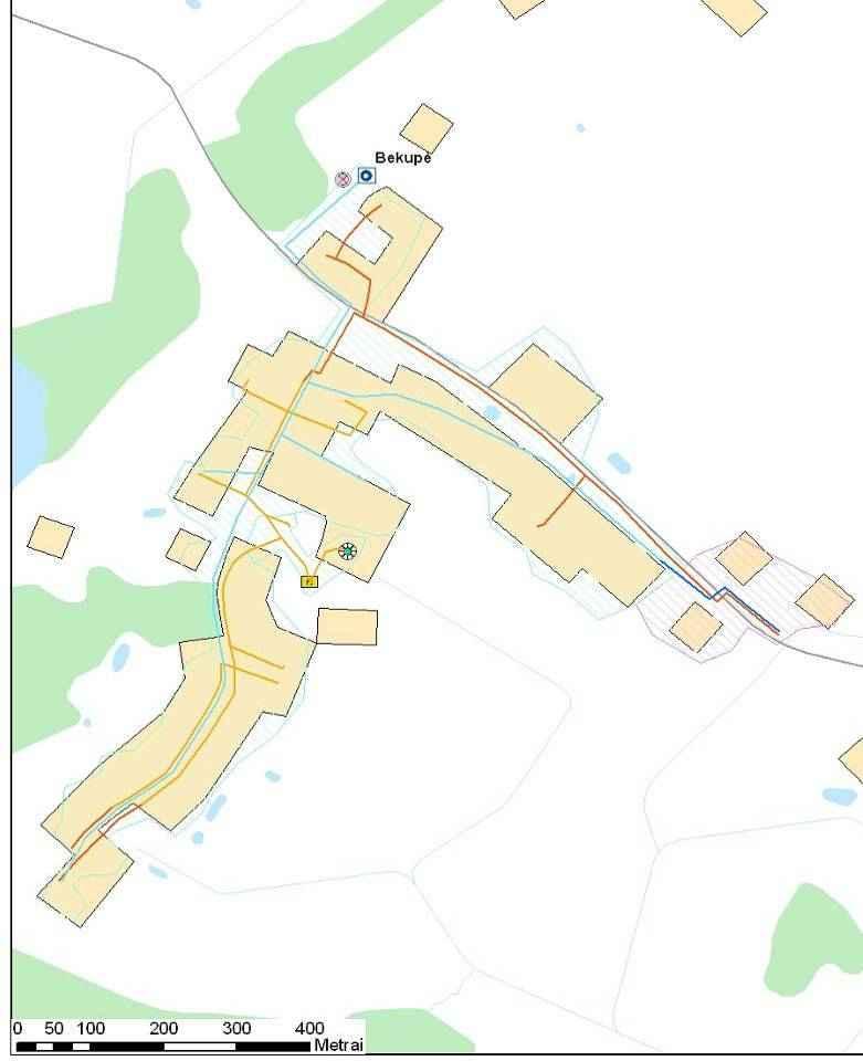 19 338 Bekupė Bekupės gyvenvietėje yra įrengtos ir vandentiekio, ir nuotekų šalinimo sistemos Gyvenvietė yra įtraukta į 2009-2012 m darbų etapą Informacija apie planuojamas vandens tiekimo ir nuotekų
