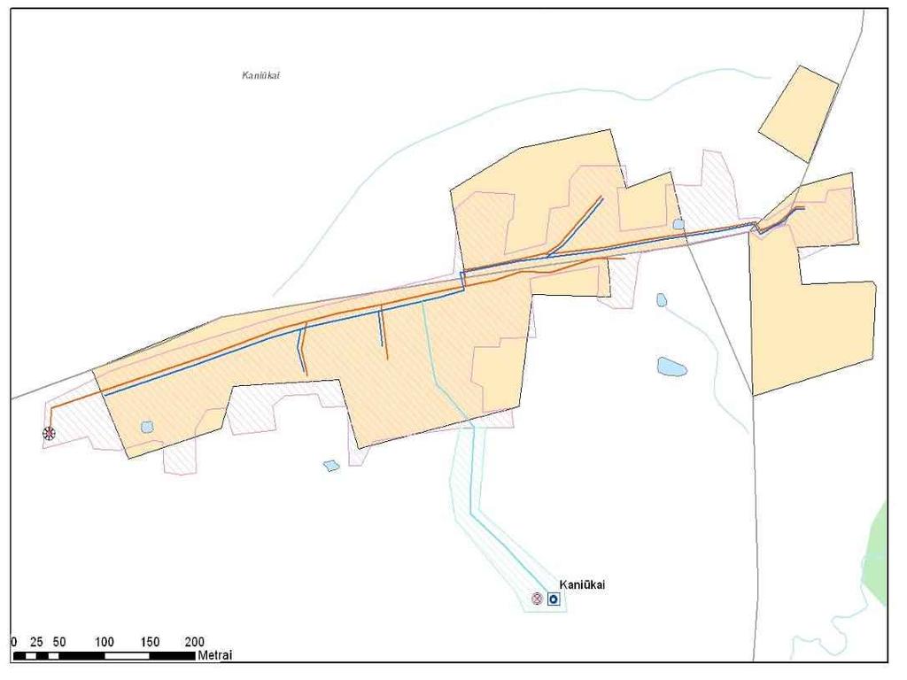 32 3321 Kaniūkai Kaniūkų gyvenvietėje yra įrengta vandentiekio sistema Nepatenka į jokias saugomas teritorijas bei yra pakankamai nuo jų nutolusi Gyvenvietė yra įtraukta į 2009-2012 m darbų etapą