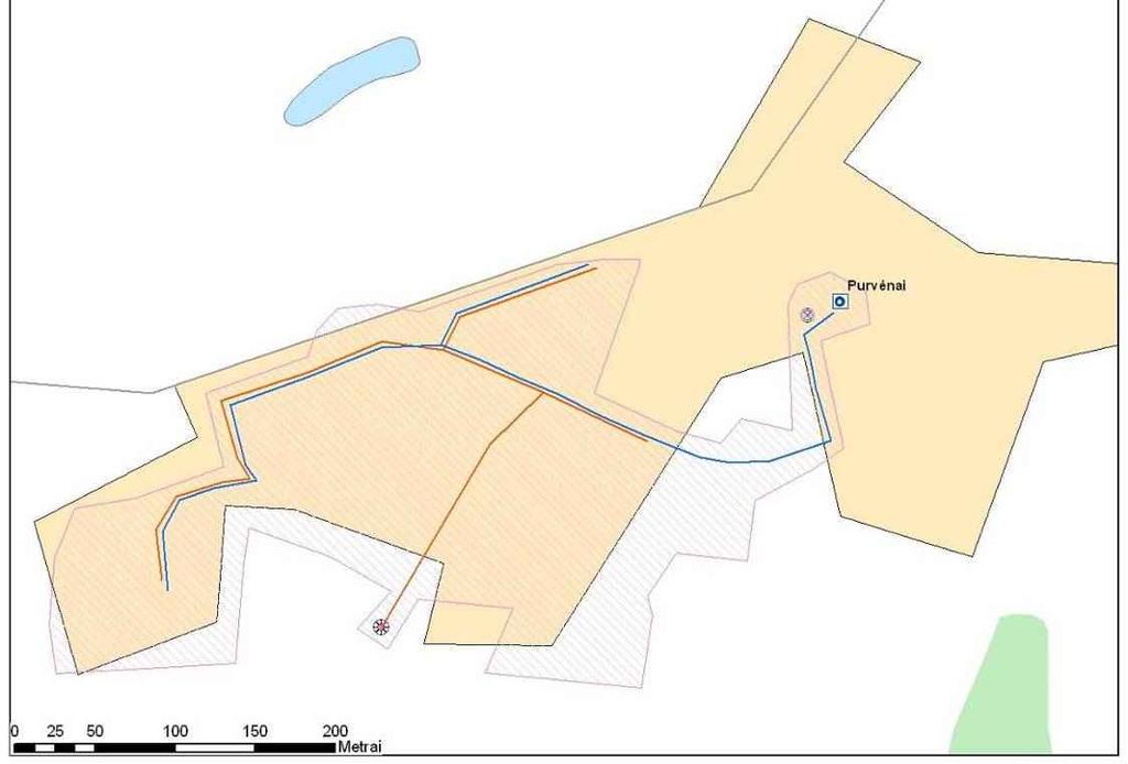 48 3336 Purvėnai Purvėnų gyvenvietėje yra įrengta vandentiekio sistema, tačiau ji nėra inventorizuota Numatoma perkloti visą vandens tiekimo infrastruktūrą Gyvenvietė yra įtraukta į 2013-2015 m darbų