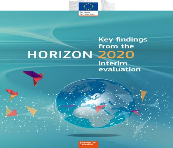 2018-2020 darbo programa (2) Atsakas į tarpinį programos H2020 vertinimą https://ec.europa.eu/research/evaluations/index_en.cfm?