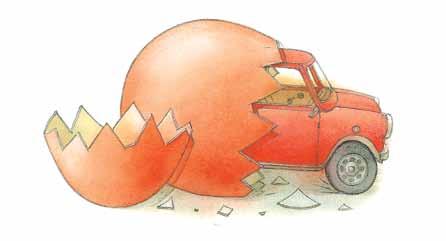 AUTOMOBILIS Kartą mūsų raudonasis automobilis ėmė dėti kiaušinius. Jau prieš kokią savaitę jis pradėjo keistai elgtis.
