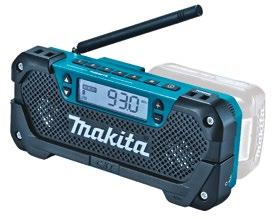 Naudojant besisukantį kablį, radiją galima patogiai pakabinti ant pastolių vamzdžio ir pan.