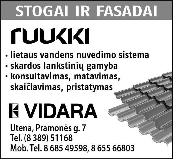 Atveþu (ràsteliais veþu po 10 m (erdmetriø), skaldytas arba kaladëlëmis po 6,5 m (erdmetrio). Tel.