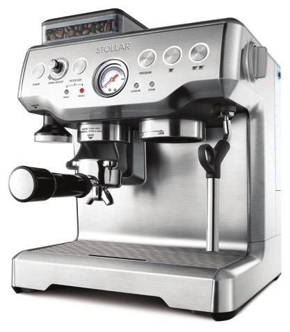Fresca Espresso Machine BES860 PROGRAMUOJAMAS ESPRESSO KAVOS APARATAS Nuo pupelių iki espresso kavos puodelyje mažiau nei per minutę Integruotas kūginis kavos malūnėlis Tikslus dozavimas