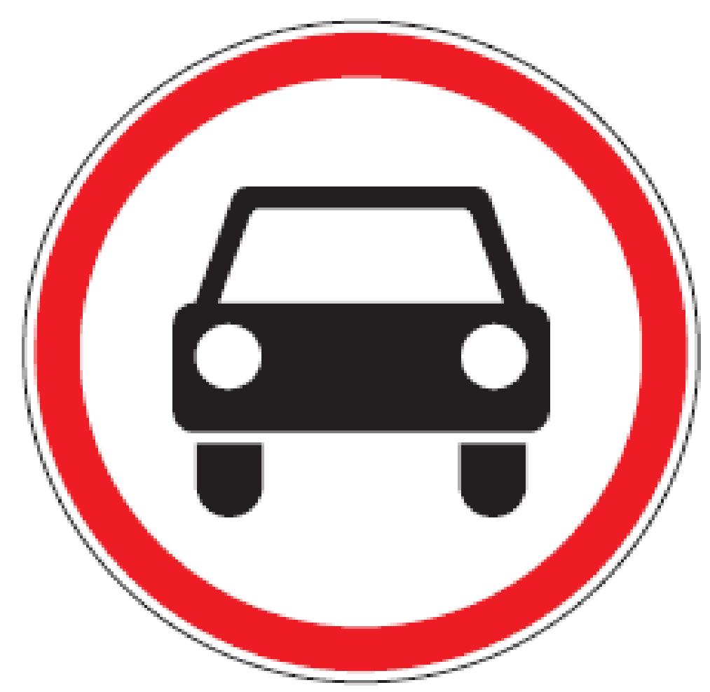 transportą Draudžiamas transporto priemonių eismas, išskyrus maršrutinį transportą ir skiriamuoju ženklu