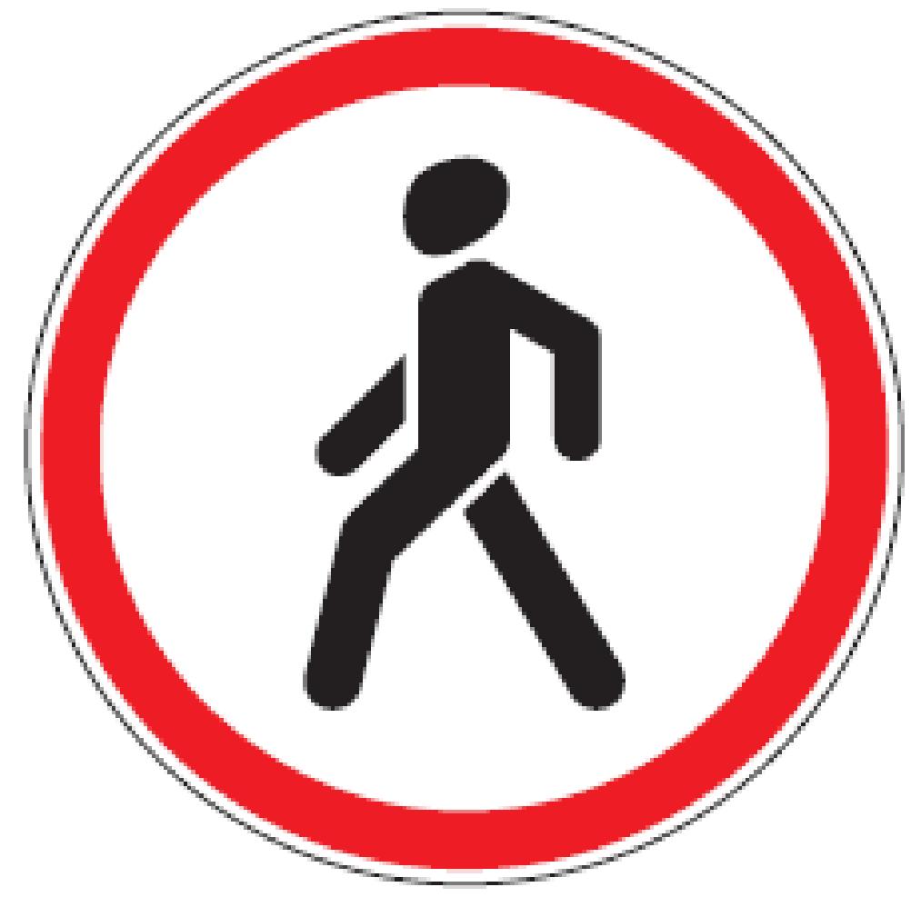 Draudžiama važiuoti dviračiais 310 Pėsčiųjų eismas draudžiamas