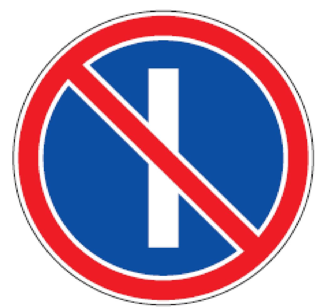333 Stovėti draudžiama Draudžiama transporto priemonėms stovėti toje kelio pusėje, kurioje yra ženklas.