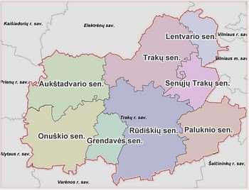 1.2. TRAKŲ RAJONO APIBŪDINIMAS Trakų rajonas yra Lietuvos pietrytinėje dalyje, netoli nuo sostinės Vilniaus. Savivaldybės administracinis centras Trakai. Teritorijos plotas 1 208 kv. km., 47,7 proc.