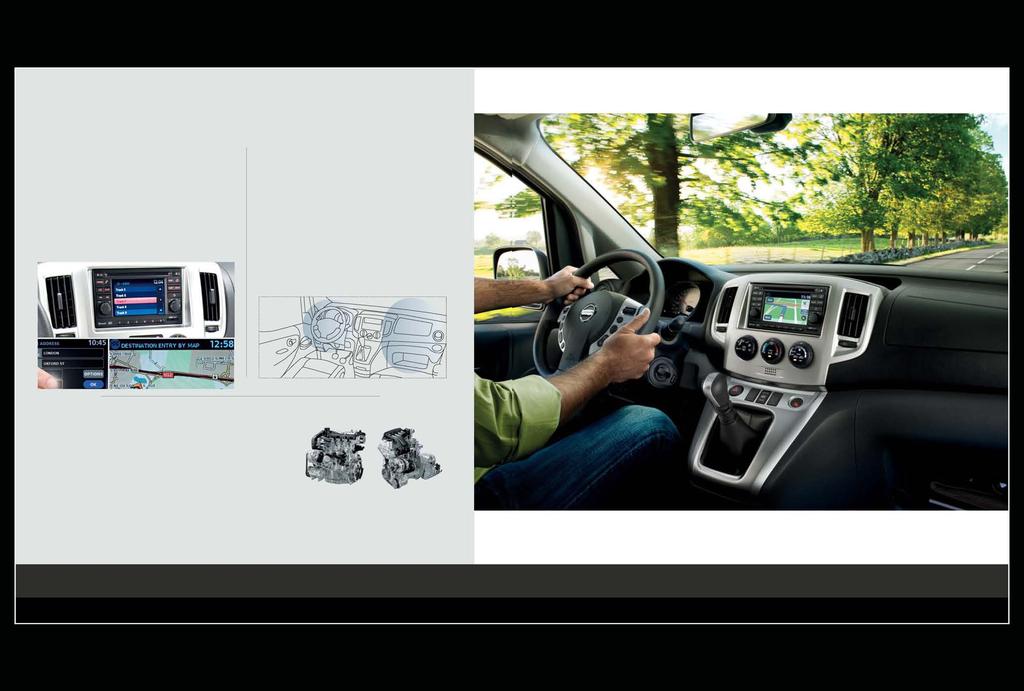 NISSAN CONNECT PAMATYKITE DAUGIAU, IŠGIRSKITE DAUGIAU, sužinokite daugiau su Nissan Connect visiškai integruota navigacijos, ryšių ir garso bei pramogų sistema.