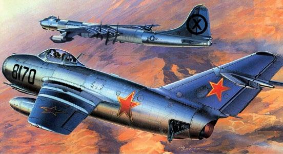 Ši iliustracija fikcija. Zenitiniai sovietų oro gynybos pajėgų divizionai ir naikintuvai nesudarė rimtos grėsmės oro žvalgams bent iki 6 deš. pradžios. 1956 m.