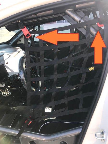 2.10. Safety net/ armband. The use of window-net by Art.253.11 is compulsory for all the cars.