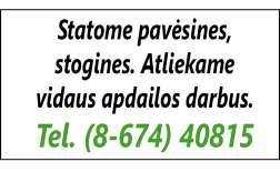 Naujas ir naudotas medienos apdirbimo stakles. Kaina 79 Eur. Tel. 8 621 51 352. Savadarbes medžio frezavimo stakles. Kaina 200 Eur. Tel. 8 623 68 168.