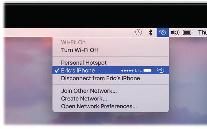 Pastaba: Personal Hotspot funkcijai reikalingas iphone telefonas arba ipad planšetė su mobiliuoju ryšiu ir ios 8 arba vėlesne sistema. Prijunkite savo įrenginio Personal Hotspot ryšio stotelę.