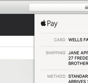 Naudojant Apple Pay paslaugą, jūsų kreditinės arba debetinės kortelės informacija nėra įrašoma Apple