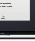 Norėdami perkelti duomenis pirmą kartą atliekant MacBook Pro kompiuterio sąranką, naudokite programą Setup