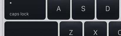 Šiuos skyrius skaitykite jeigu jūsų MacBook Pro kompiuteryje yra Touch Bar funkcija.