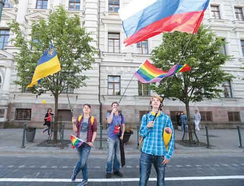 Rudavičius, LGL Volunteer LGBT aktyvistai iš
