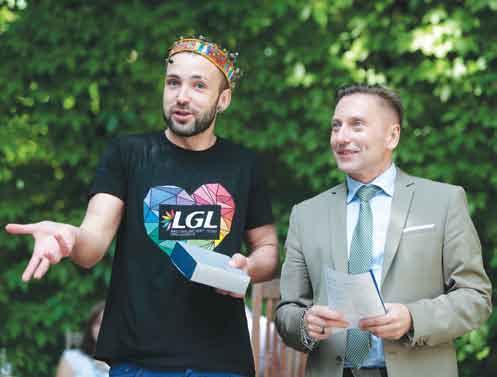 Amir Maimon, Ambassador of Israel to Lithuania Iš kairės: LGL žmogaus teisių politikos